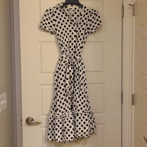 Target Lisa Marie Fernandez Black and White Polka Dot Dress